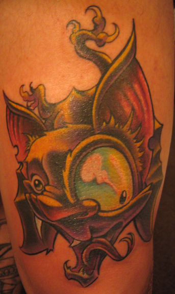 Looking for unique  Tattoos? bat tattoo